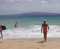 Nude Len on Little Beach
